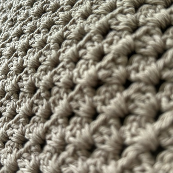 Handmade Crocheted Washcloths Facecloths Dishcloths, 100% COTTON, Set of 2 - Picture 5 of 7